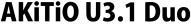 AKiTiO U3.1 Duo
