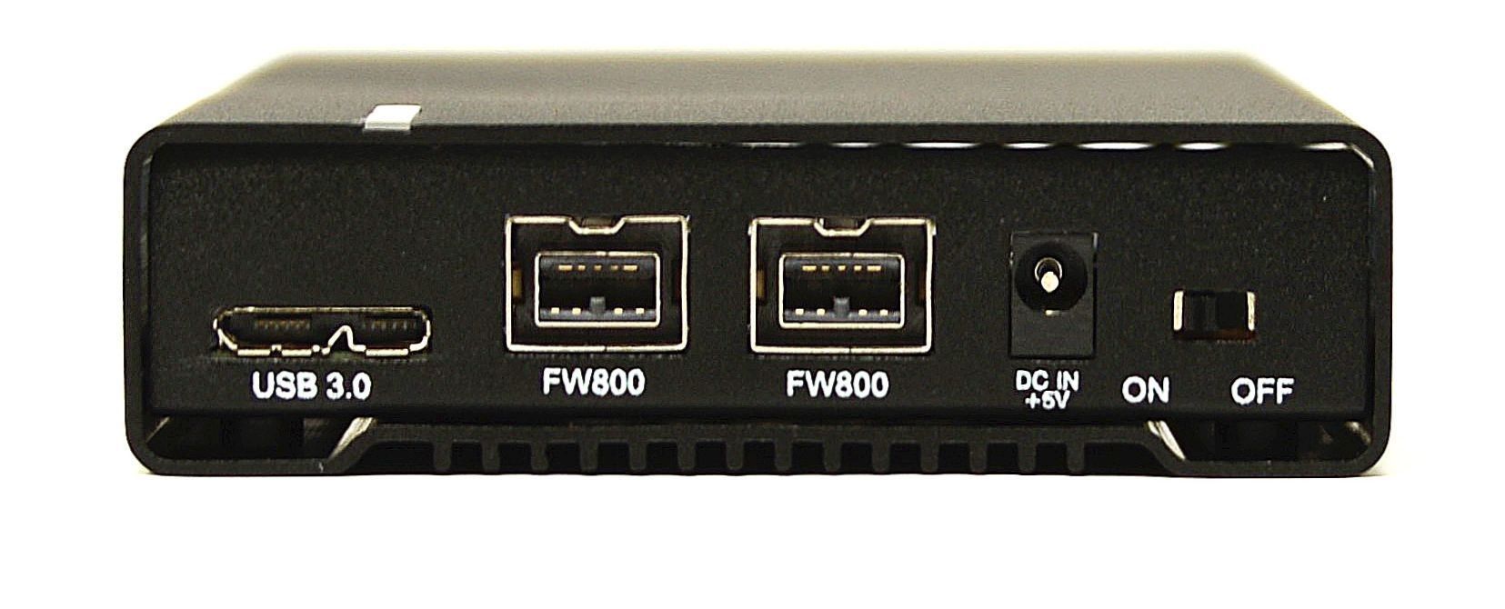 RebDrive FireWire Black-2.5インチSATA HDD用 FireWire 800 ＆ USB
