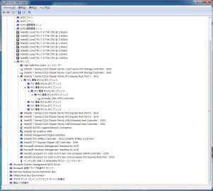 Intel DZ77RE-75K デバイスマネージャー